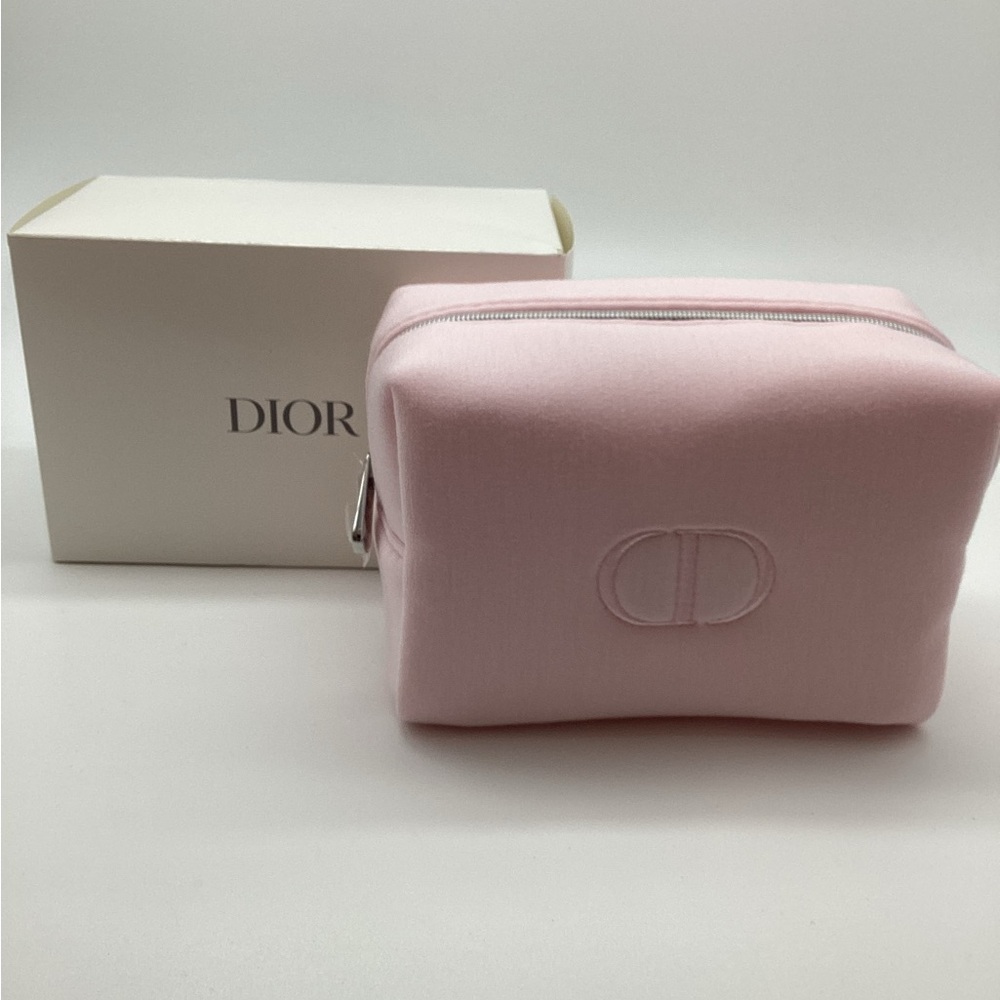 Dior Cosmetics Makeup Trousse Pouch in Pink - Brand New In Box
